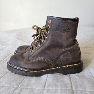 Vintage Dr. Martens 1460 Crazy Horse Brown Made In England